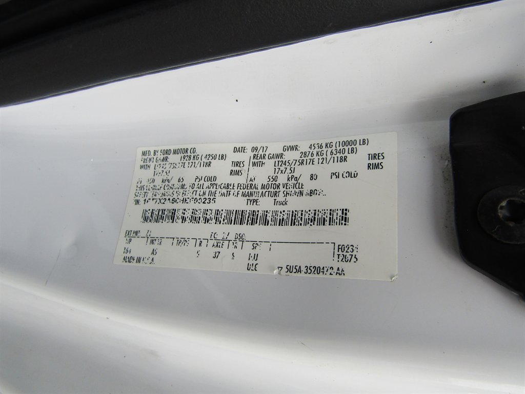 2017 Ford F250sd XL photo