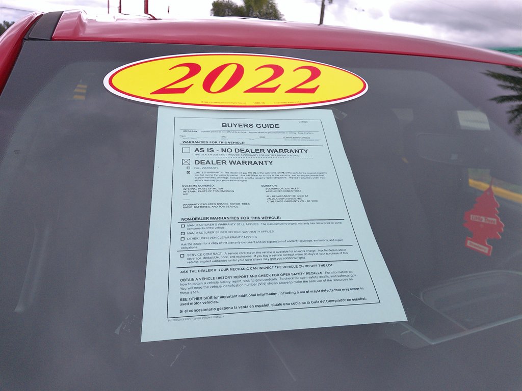 2022 Ram 1500