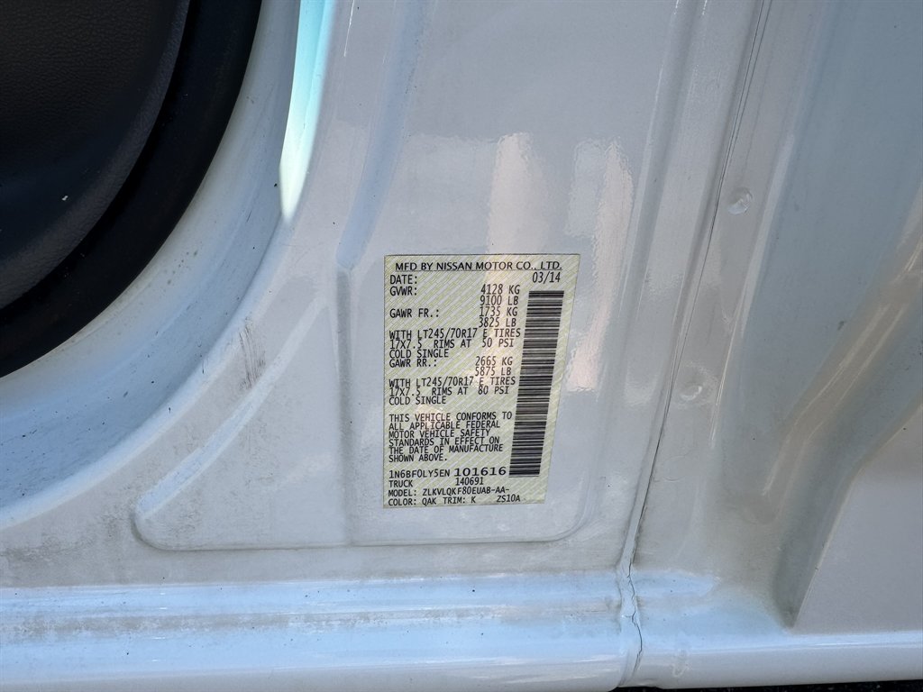 2014 Nissan Nv - $12,745