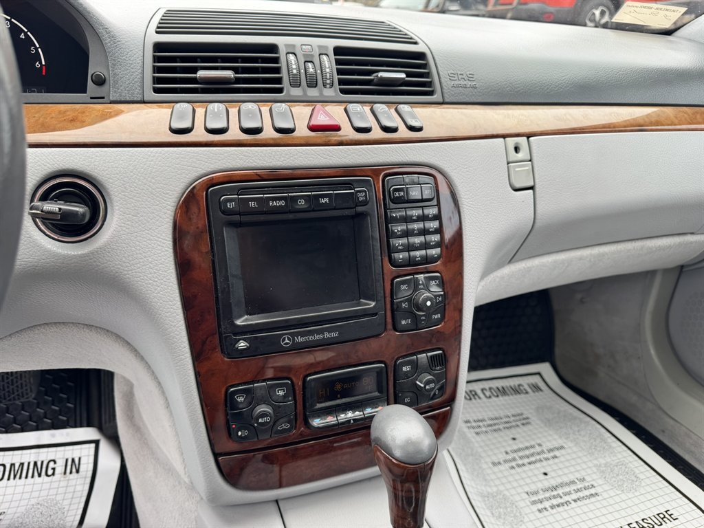 2001 Mercedes-Benz S-Class - $4,825