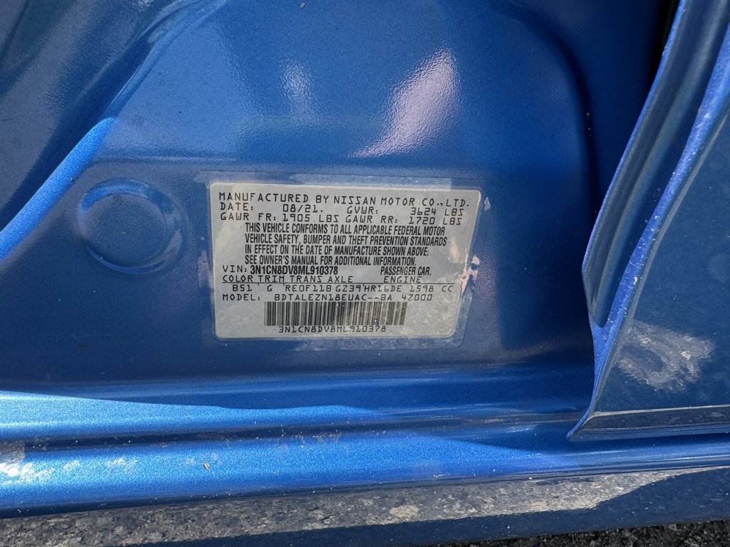 2021 Nissan Versa - $15,089