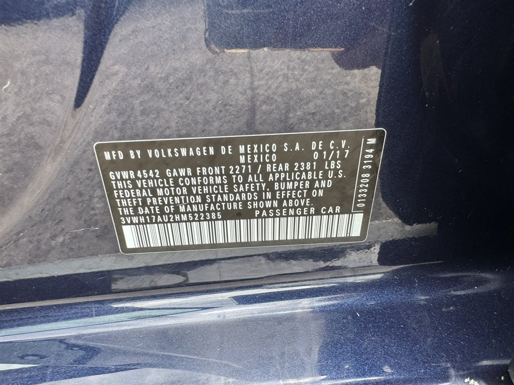 2017 Volkswagen Golf - $18,874
