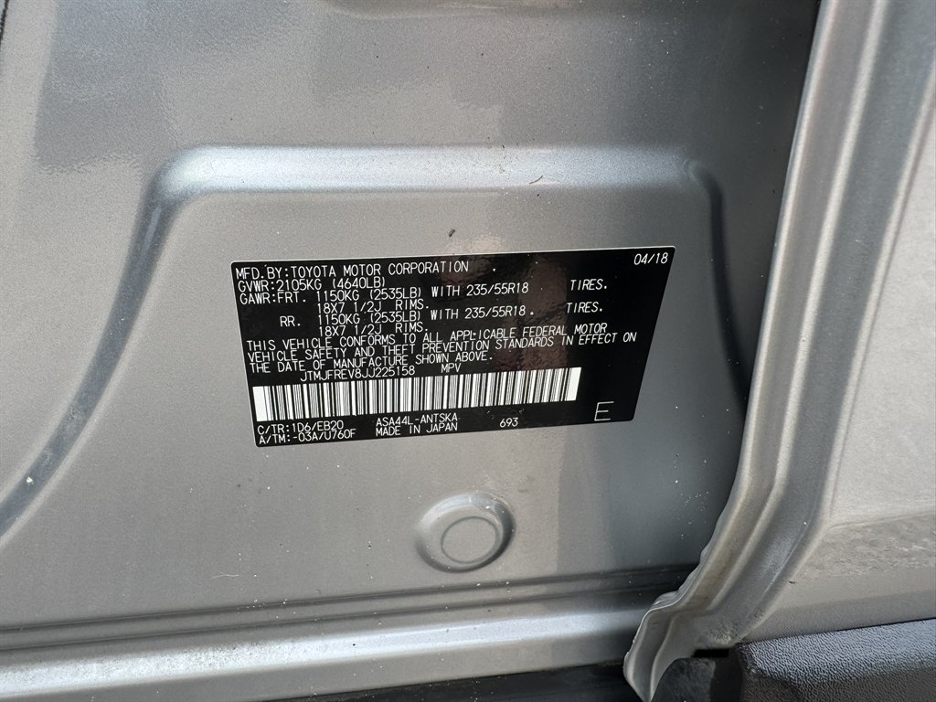 2018 Toyota RAV4 - $18,910