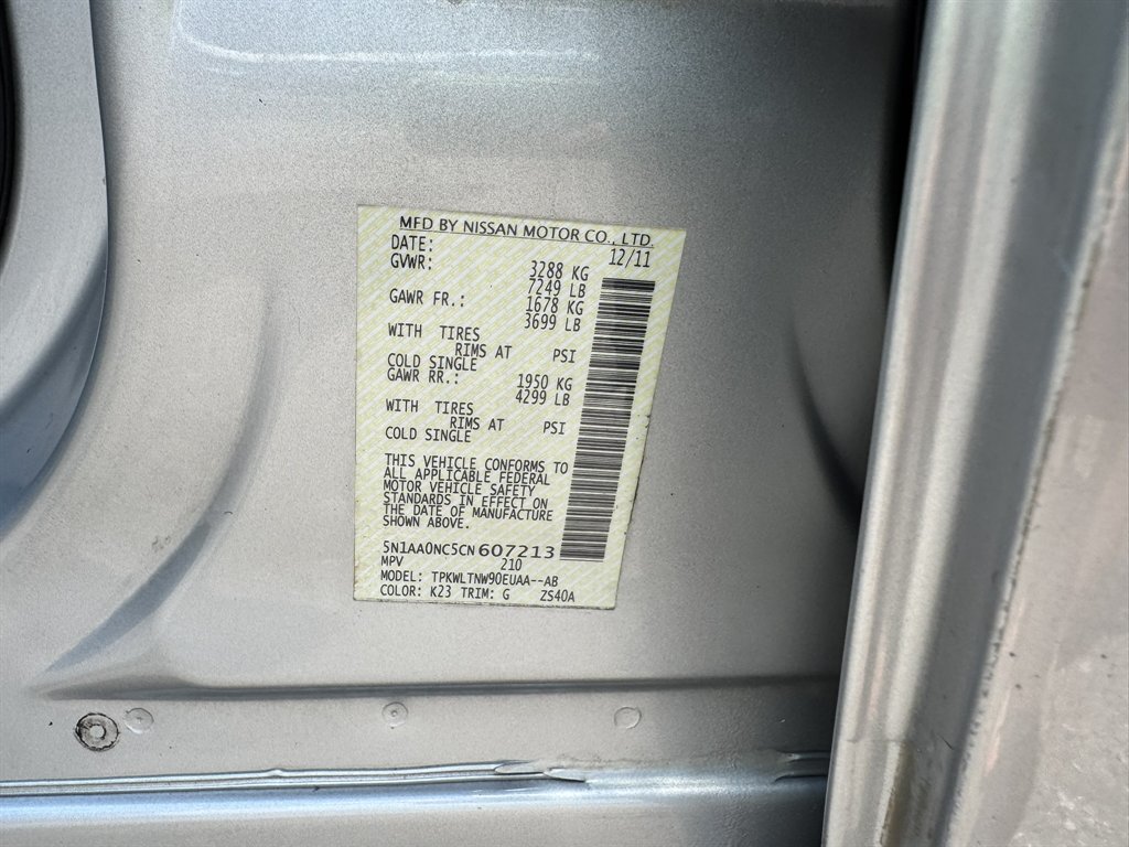 2012 Nissan Armada - $11,500