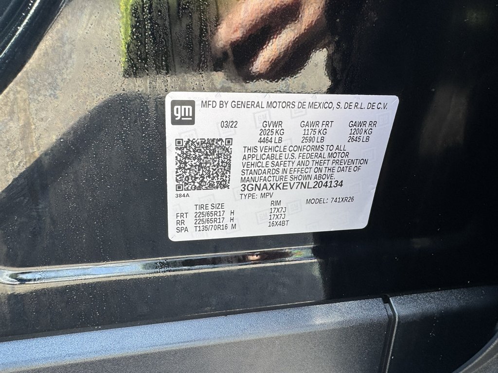 2022 Chevrolet Equinox - $22,355