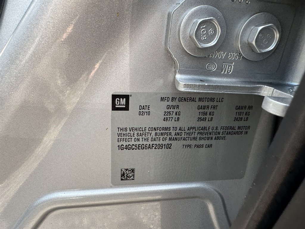 2010 Buick LaCrosse - $8,141