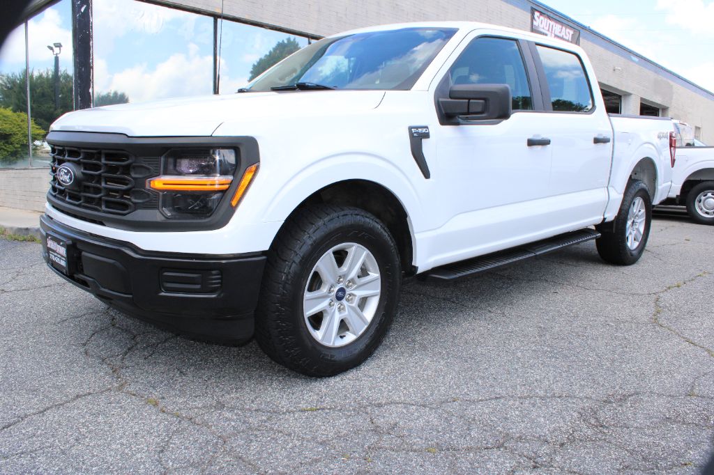 White 2024 Ford F-150 Pickup Truck Four-Wheel Drive Automatic