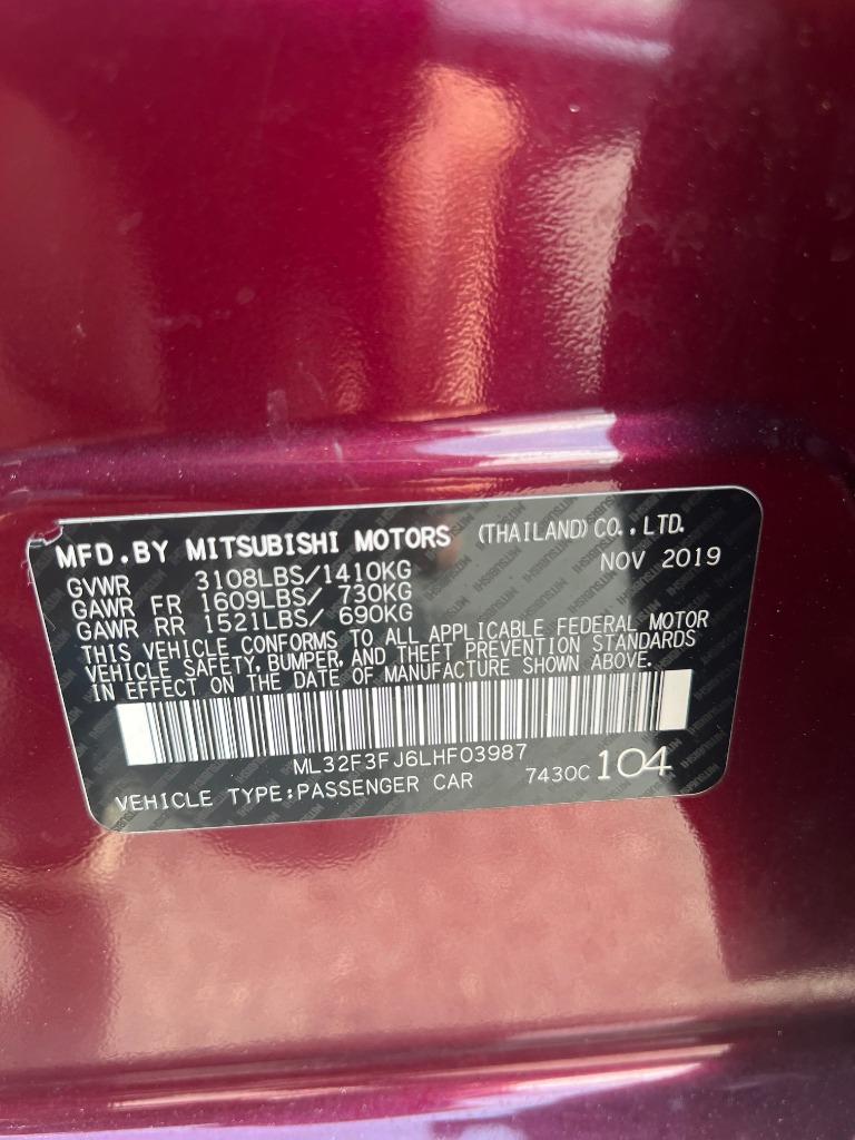 2020 Mitsubishi Mirage - $7,499