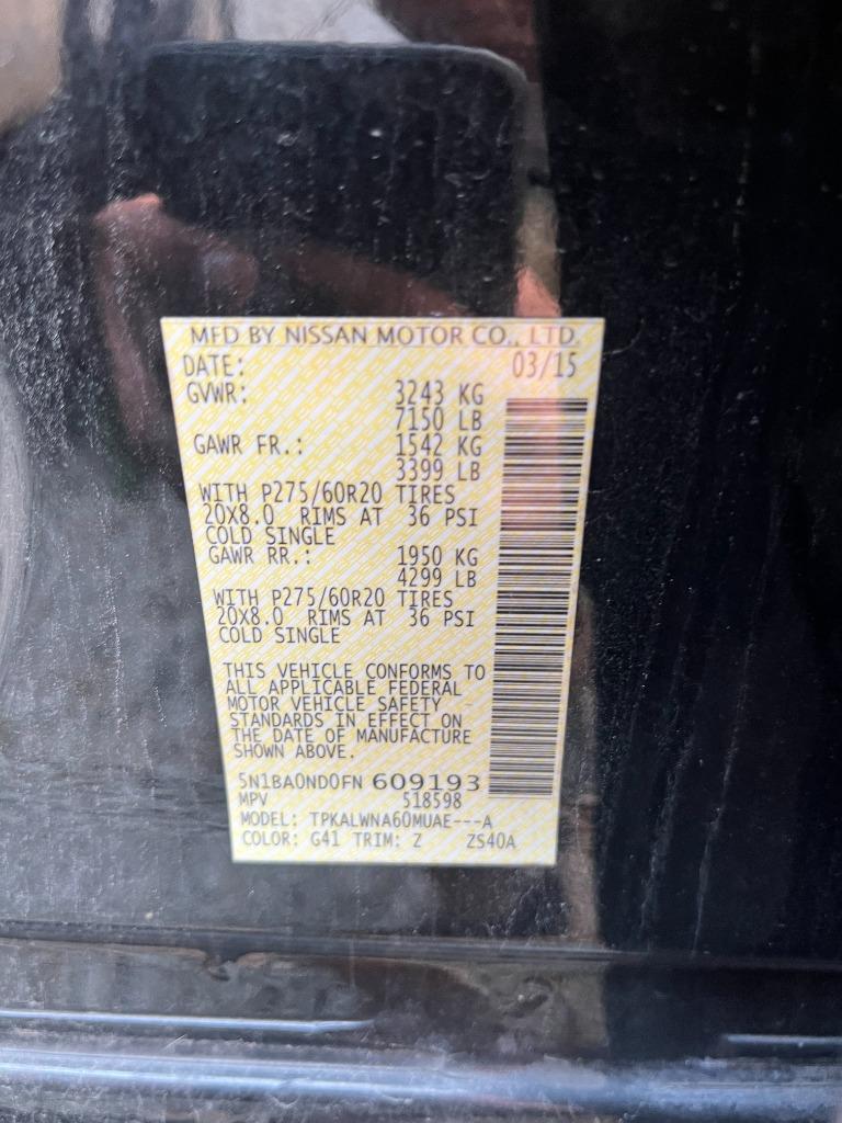 2015 Nissan Armada - $10,995