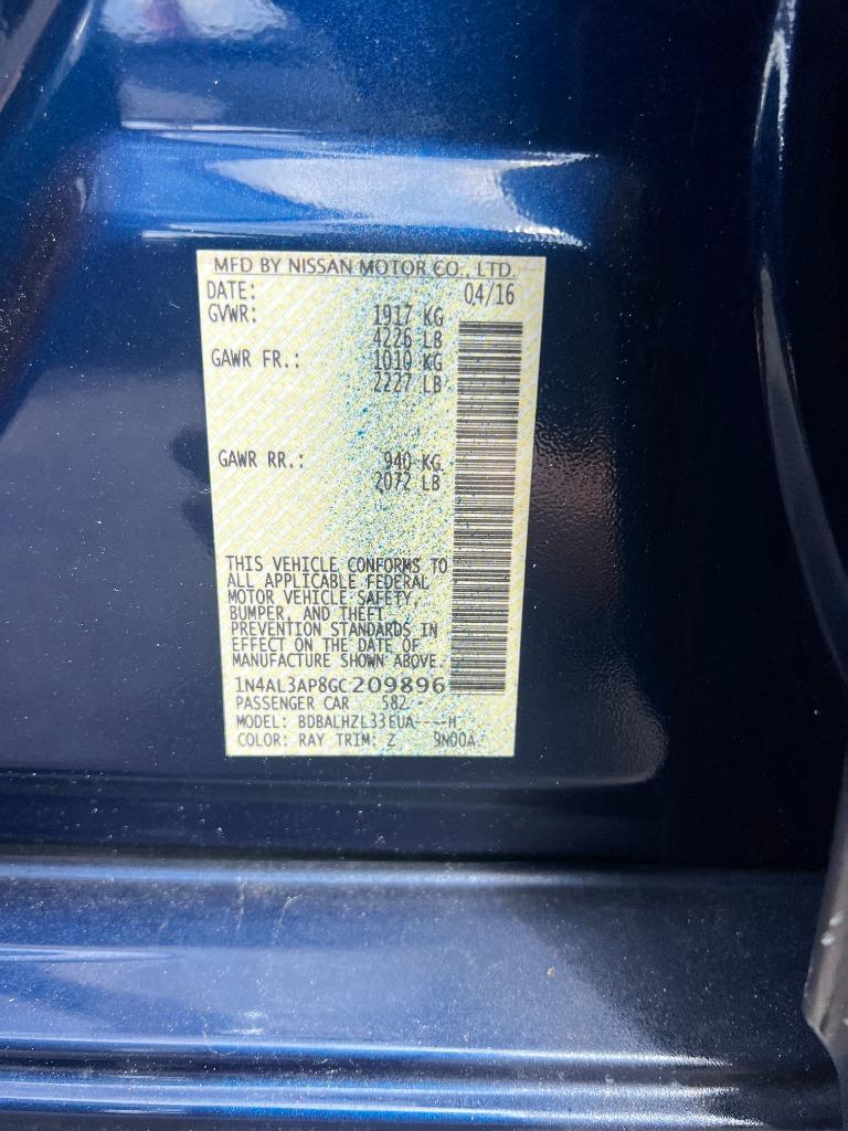 2016 Nissan Altima - $6,999