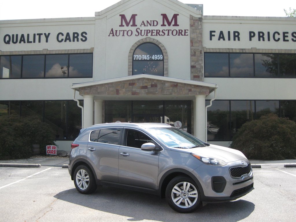 Gray 2017 Kia Sportage SUV / Crossover Front-Wheel Drive Automatic