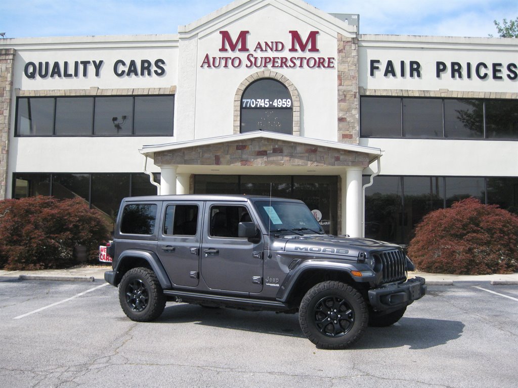 Gray 2019 Jeep Wrangler SUV / Crossover Four-Wheel Drive Automatic