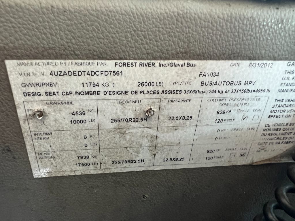 2013 Freightliner M2 - $11,950