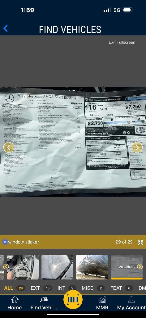 2022 Mercedes-Benz SL-Class - $175,000
