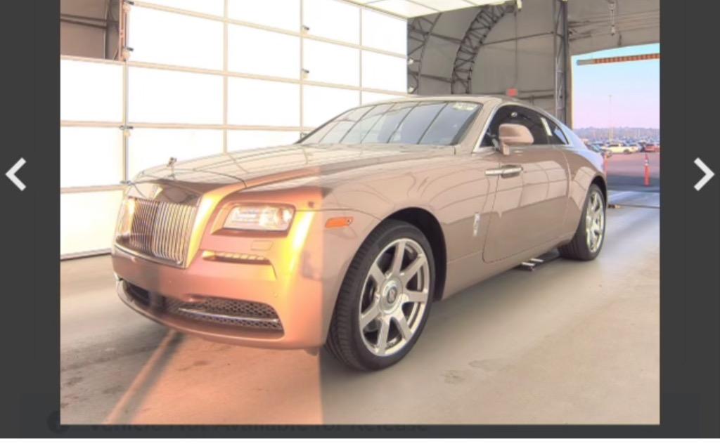 2016 Rolls-Royce Wraith - $137,000