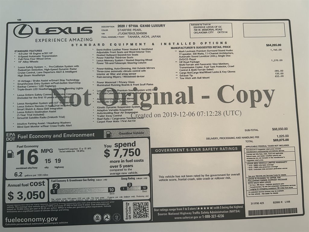 2020 Lexus GX 460 photo