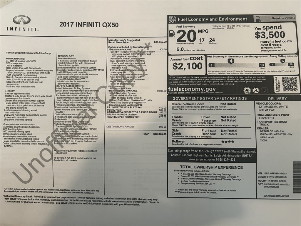 2017 Nissan Rogue - $15,890
