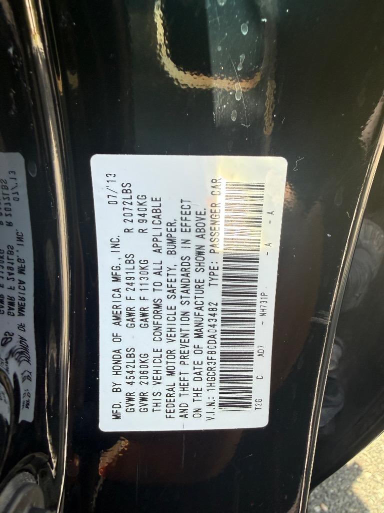 2013 Honda Accord - $7,900