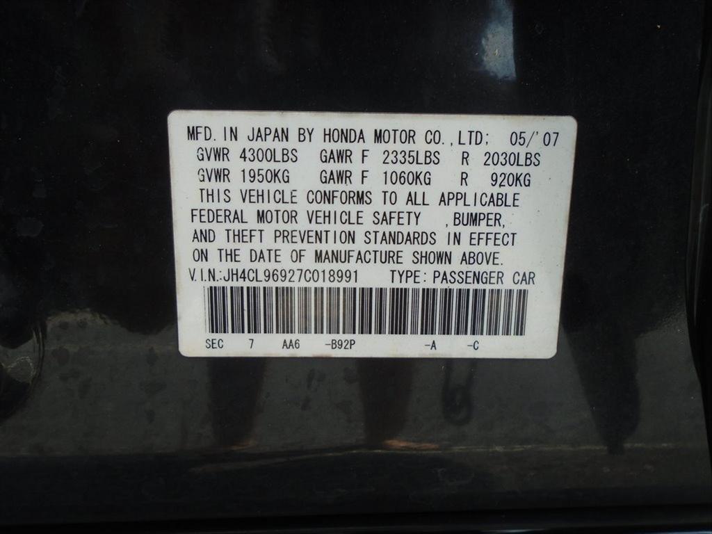 2007 Acura TSX - $8,895