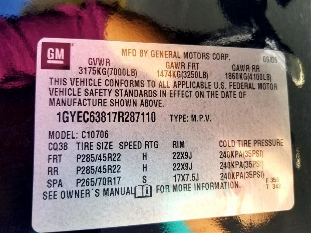2007 Cadillac Escalade - $12,595