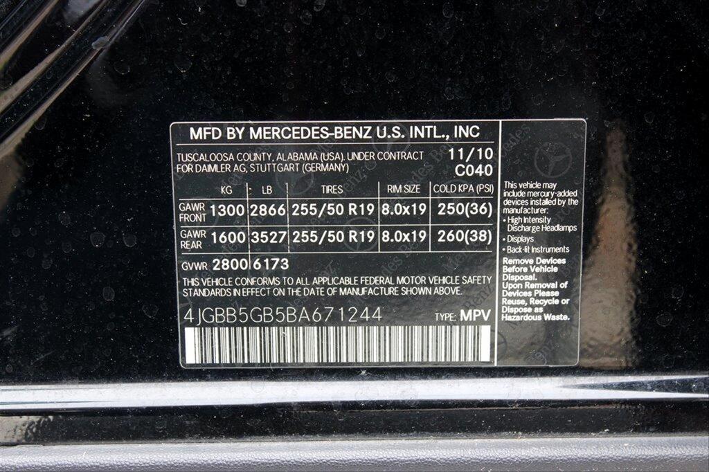2011 Mercedes-Benz M-Class ML350 photo