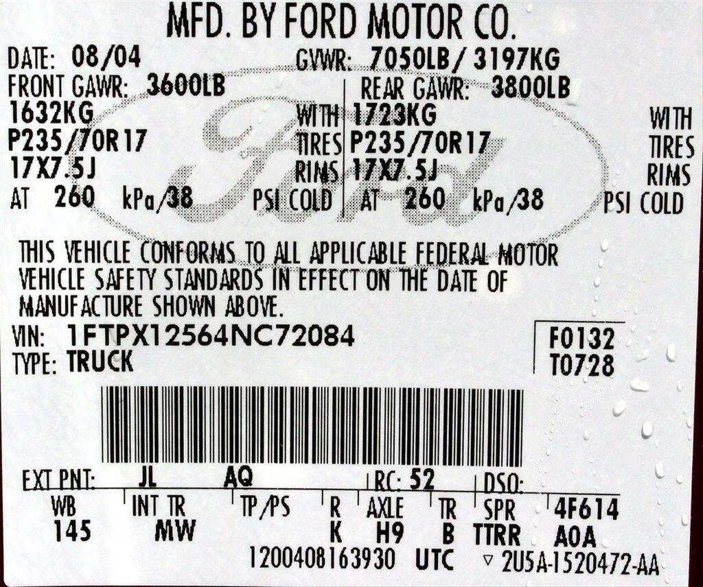2004 Ford F-150 - $10,595
