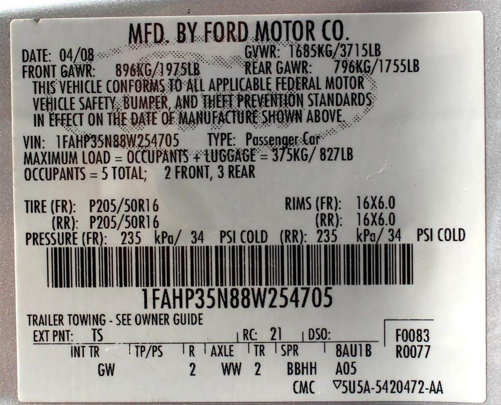 2008 Ford Focus SE photo