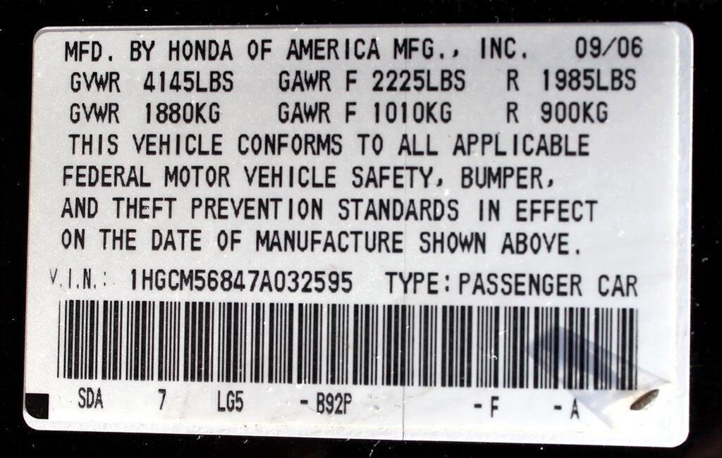 2007 Honda Accord - $10,595