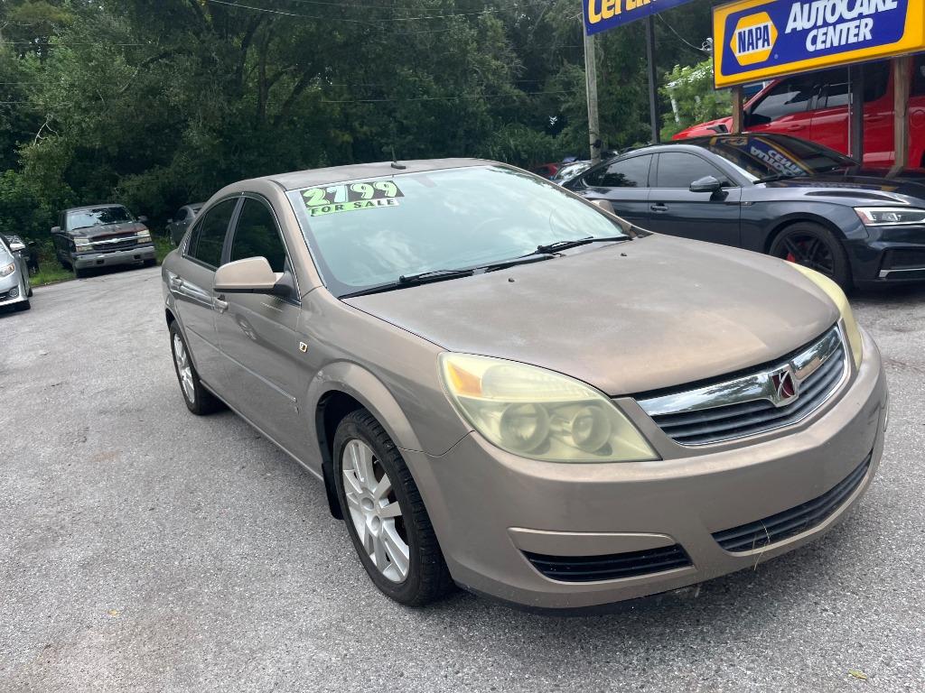 Gray 2007 Saturn Aura Sedan Front-Wheel Drive Automatic