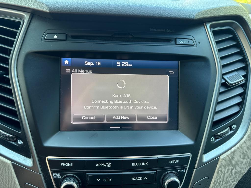 2017 Hyundai Santa Fe Sport - $6,995