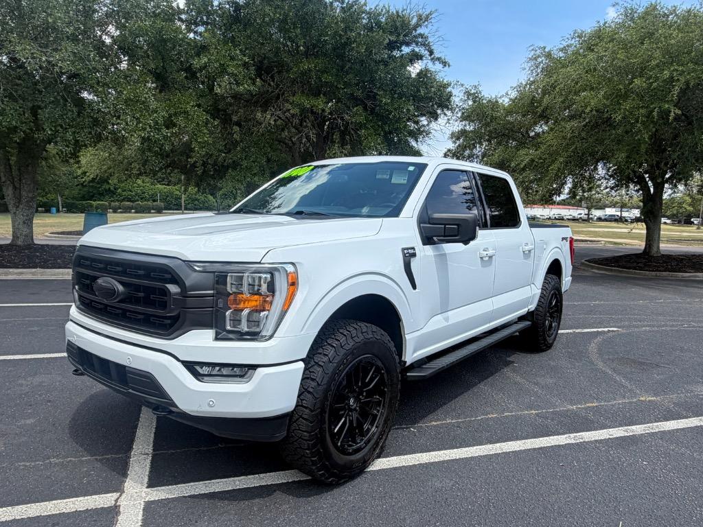 White 2021 Ford F-150 Pickup Truck Four-Wheel Drive Automatic
