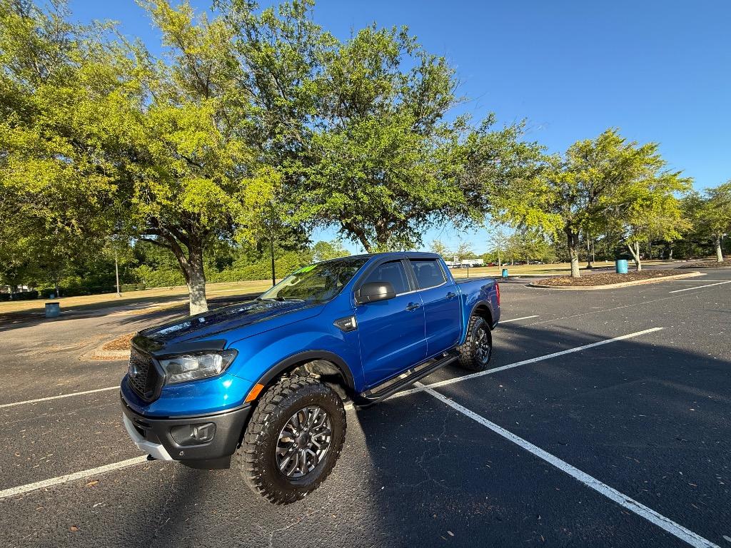 Blue 2019 Ford Ranger XLT SuperCrew RWD Pickup Truck 4X2 Automatic