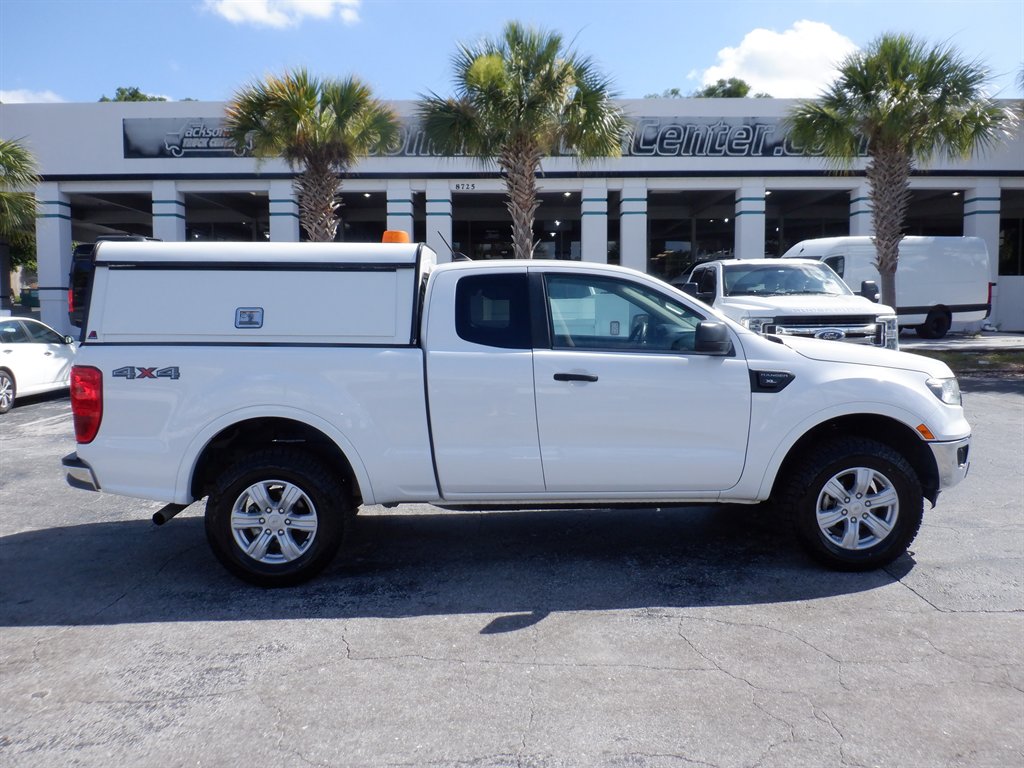 Oxford White 2021 Ford Ranger XL SuperCab 4WD Pickup Truck Four-Wheel Drive Automatic