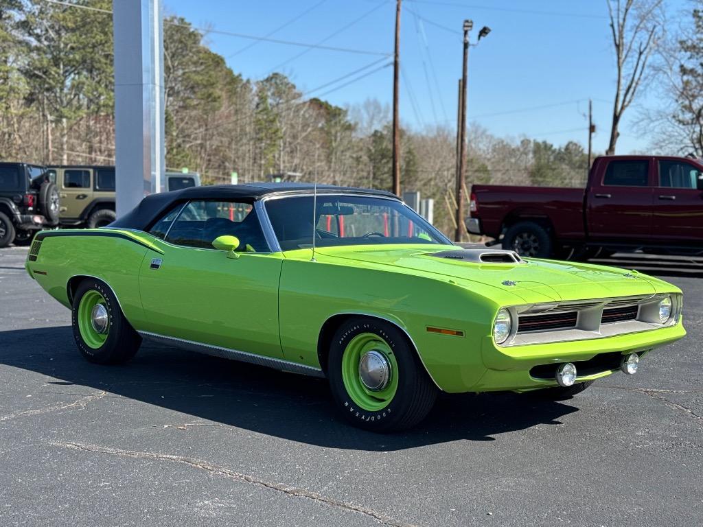 1970 Plymouth Cuda Convertible 528 CI Hemi-Resto mod 5 speed tremec - $149,900