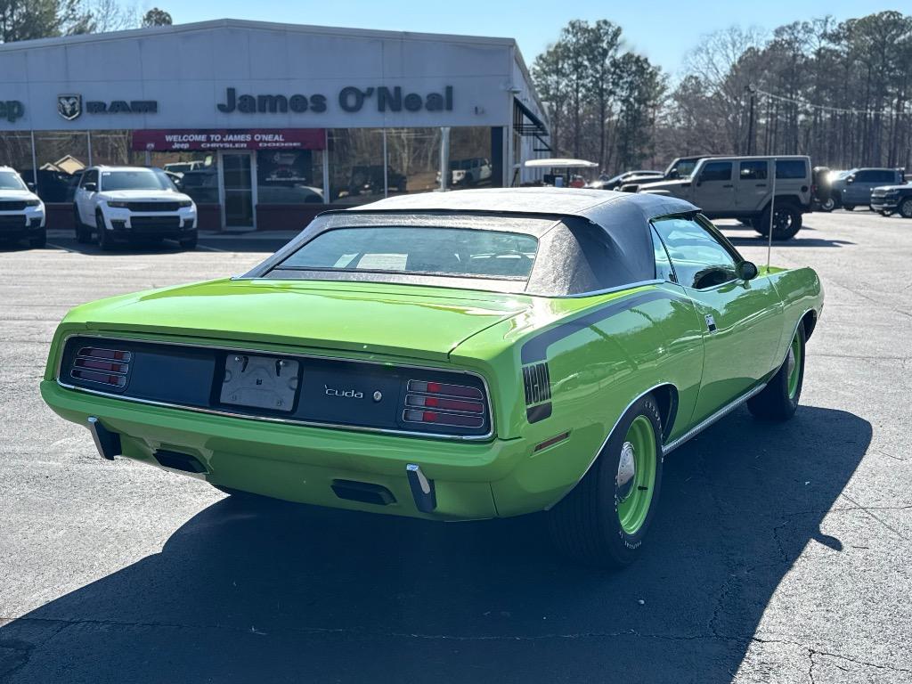 1970 Plymouth Cuda Convertible 528 CI Hemi-Resto mod 5 speed tremec - $149,900