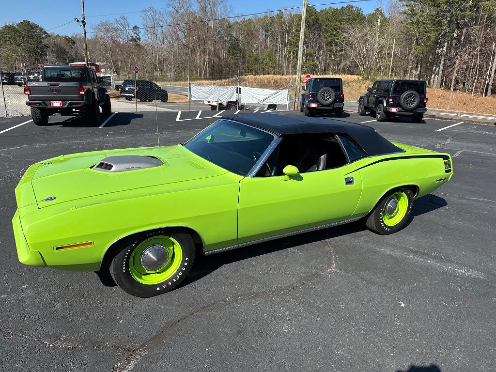 1970 Plymouth Cuda Convertible 528 CI Hemi-Resto mod 5 speed tremec - $149,900