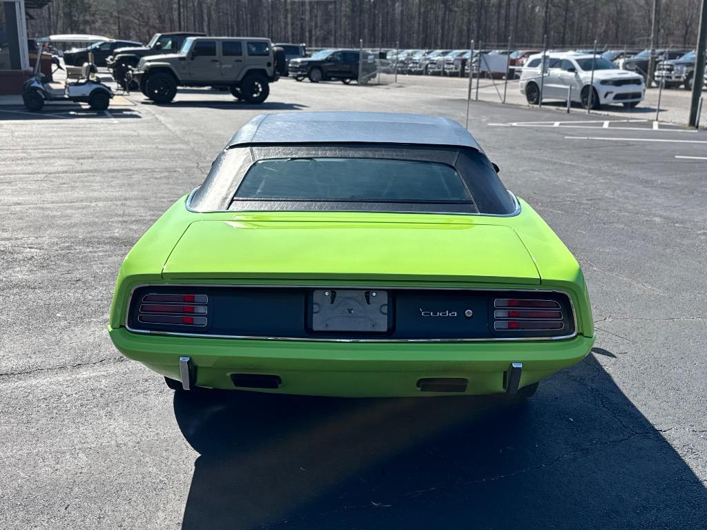 1970 Plymouth Cuda Convertible 528 CI Hemi-Resto mod 5 speed tremec - $149,900