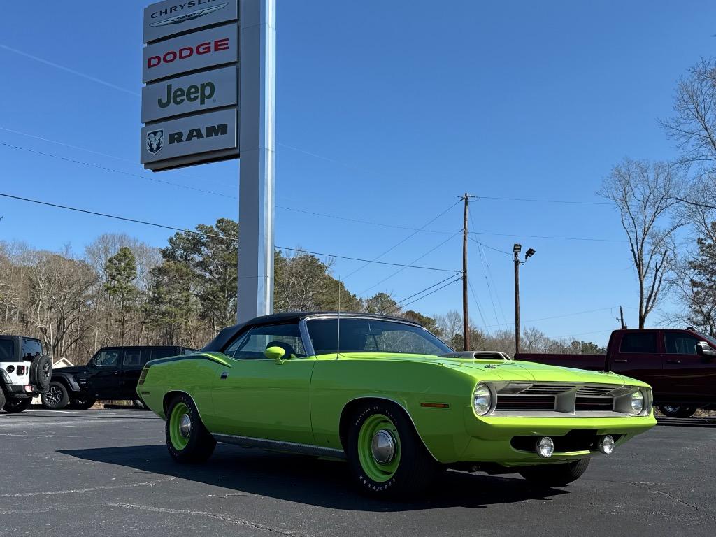 1970 Plymouth Cuda Convertible 528 CI Hemi-Resto mod 5 speed tremec - $149,900