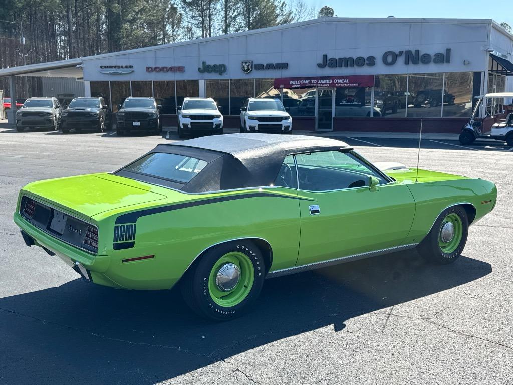 1970 Plymouth Cuda Convertible 528 CI Hemi-Resto mod 5 speed tremec - $149,900