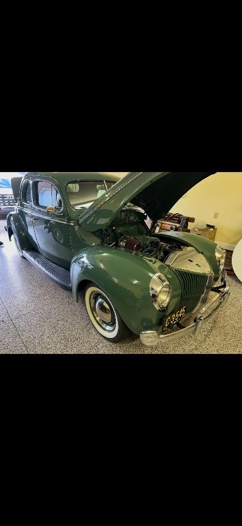 1940 Ford 2 door coupe- Pete n Jake’s chassis, 5.0 fuel injected, vintage air, 4 wheel discs, leather - $75,000