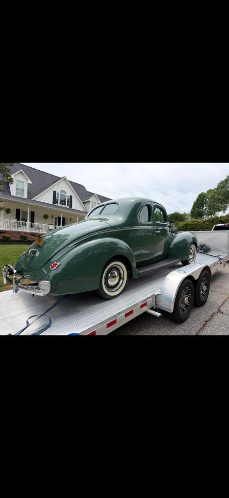 1940 Ford 2 door coupe- Pete n Jake’s chassis, 5.0 fuel injected, vintage air, 4 wheel discs, leather - $75,000