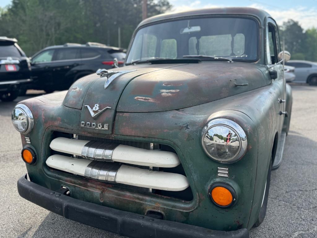 1955 Dodge C3 5 window Pick Up Truck 440 V8, aluminum heads, patina, fatman front, air, great driver - $37,500