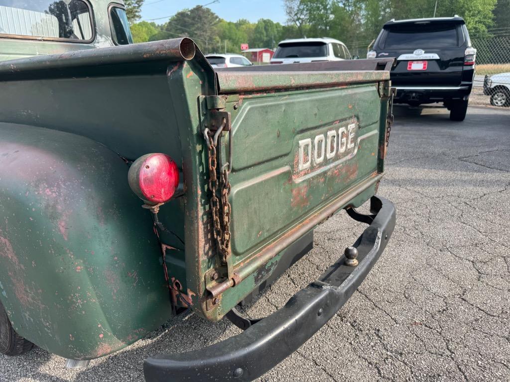 1955 Dodge C3 5 window Pick Up Truck 440 V8, aluminum heads, patina, fatman front, air, great driver - $37,500