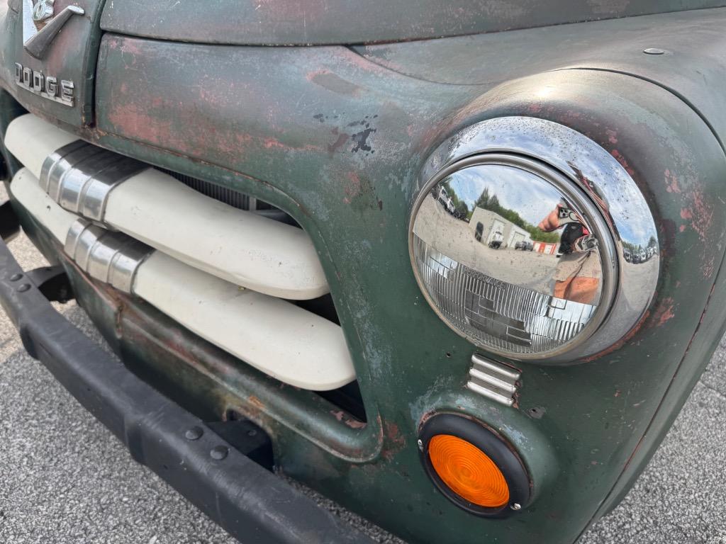 1955 Dodge C3 5 window Pick Up Truck 440 V8, aluminum heads, patina, fatman front, air, great driver - $37,500
