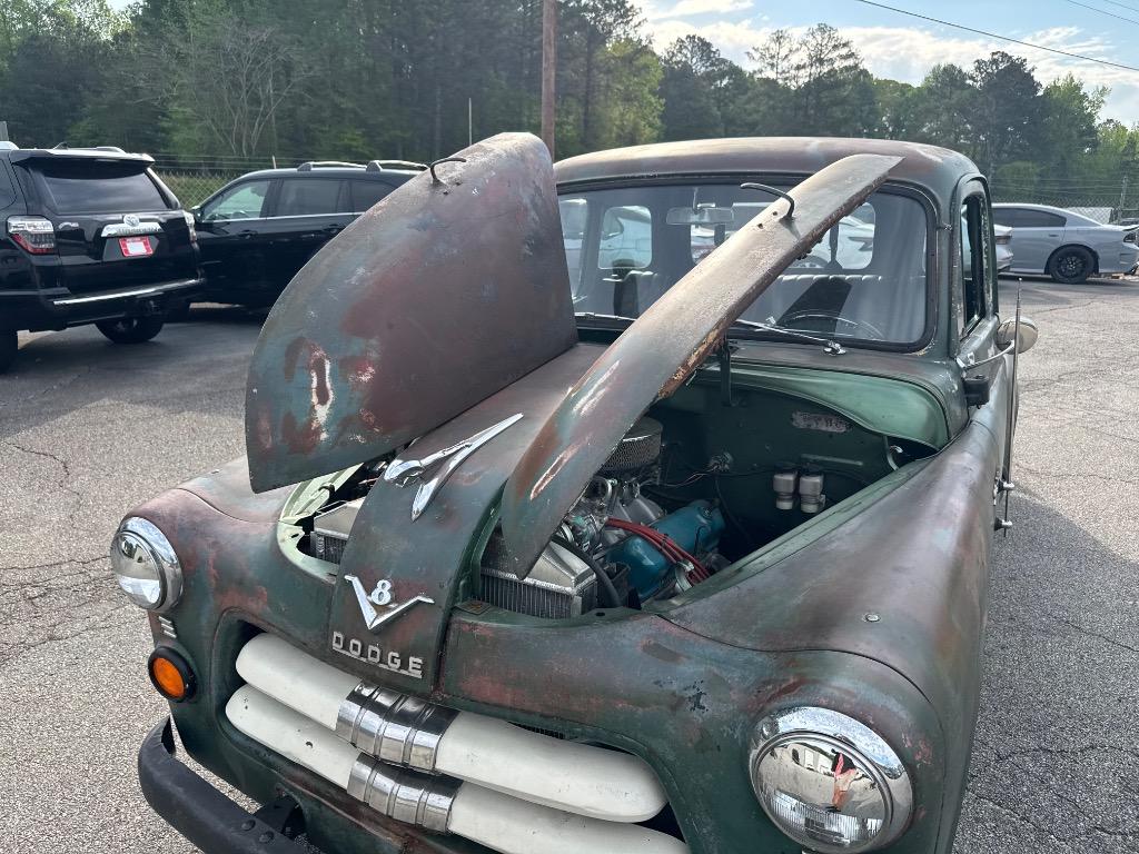 1955 Dodge C3 5 window Pick Up Truck 440 V8, aluminum heads, patina, fatman front, air, great driver - $37,500