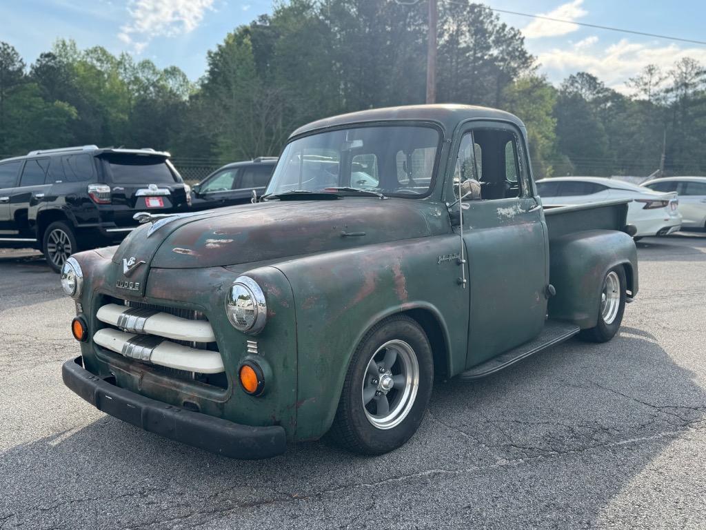 1955 Dodge C3 5 window Pick Up Truck 440 V8, aluminum heads, patina, fatman front, air, great driver - $37,500