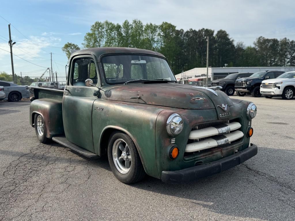 1955 Dodge C3 5 window Pick Up Truck 440 V8, aluminum heads, patina, fatman front, air, great driver - $37,500