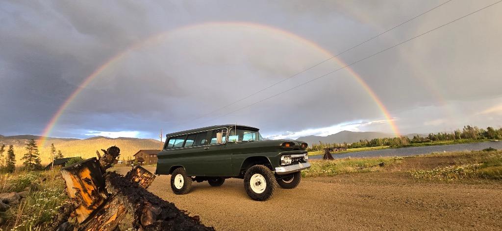 1963 GMC SUBURBAN crate LS3 4L60E 4x4- vintage a/c, pro built! 110% every nut bolt touched - $110,000