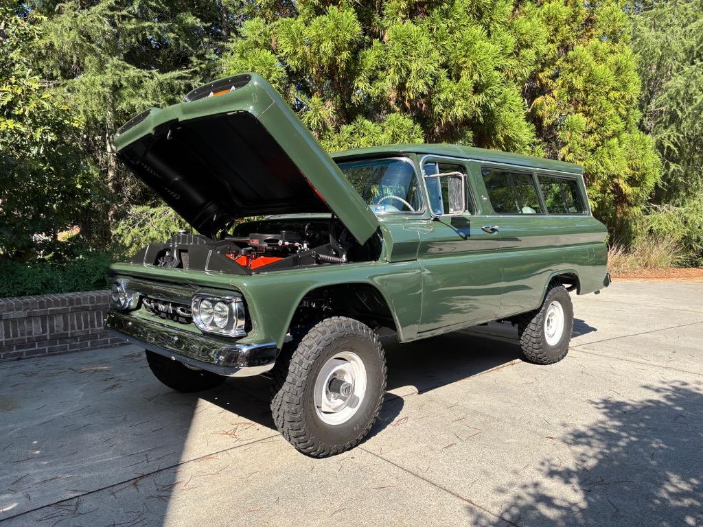 1963 GMC SUBURBAN crate LS3 4L60E 4x4- vintage a/c, pro built! 110% every nut bolt touched - $110,000