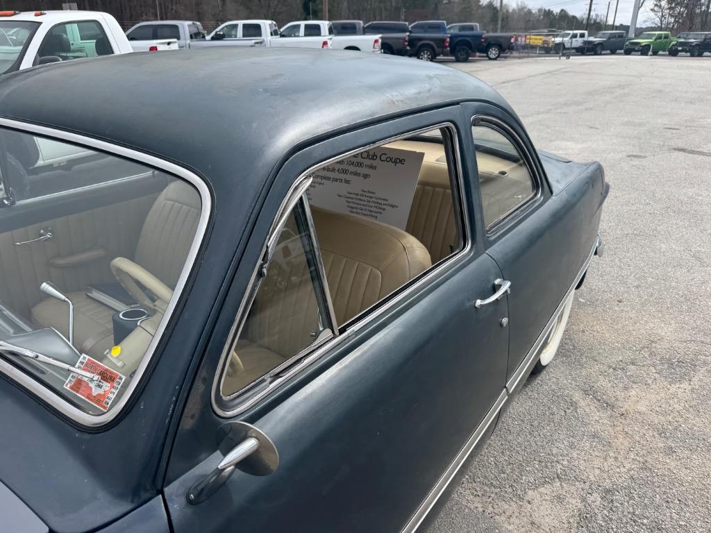1950 Ford 2 DR Club Coupe 350/700r4, ps,pb,air conditioning, perfect patina, drive anywhere, receipts, build pics - $29,500